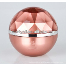 Ball Shape Luxury Plastic Cosmetic Jar 5ml 15ml 20ml 30ml 50ml 80ml 100ml